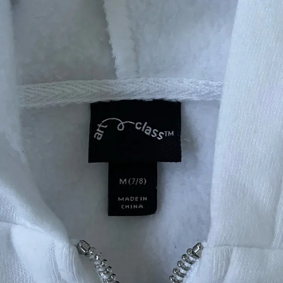 Art Class Girls Shirt & Zip Up Hoodie Bundle Size Medium (7/8) - Picture 6 of 8